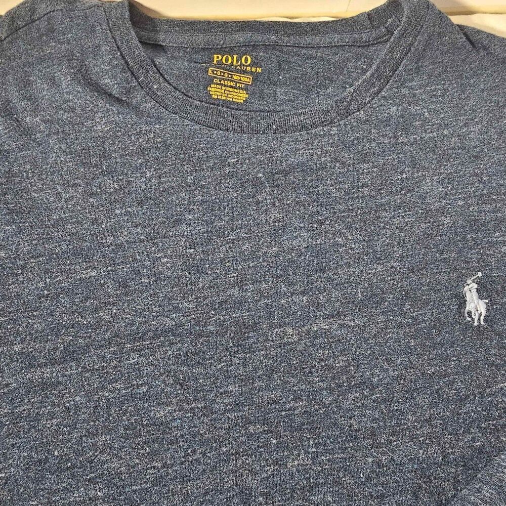 Polo Ralph Lauren Blue Cutting Classic Fit Shirt - Size Large